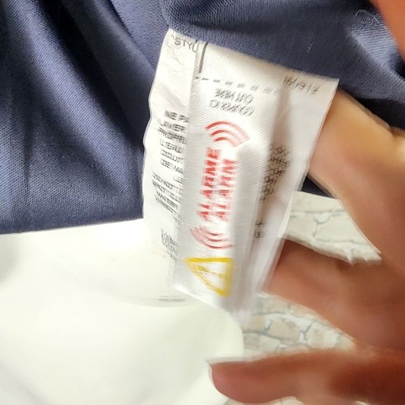 Adrianna Papell Sequin Cap Sleeve Sheath Dress Navy Size 10 Evening Sparkle - Picture 16 of 16